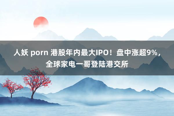 人妖 porn 港股年内最大IPO！盘中涨超9%，全球家电一哥登陆港交所