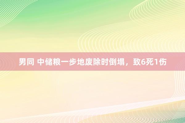 男同 中储粮一步地废除时倒塌，致6死1伤